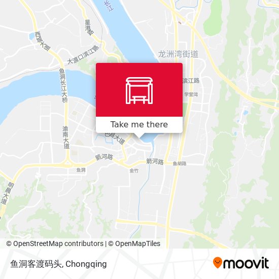 鱼洞客渡码头 map