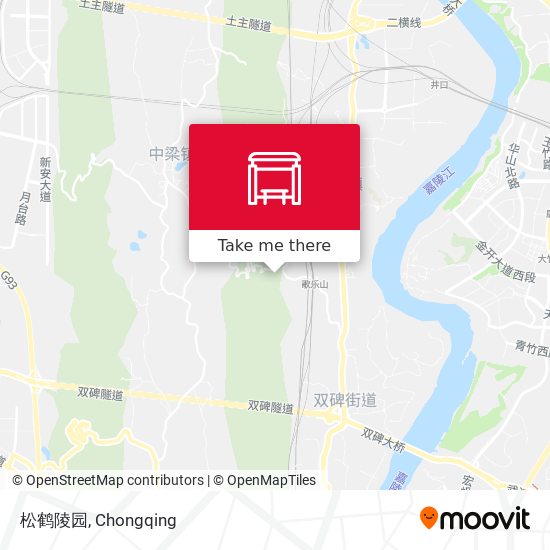 松鹤陵园 map