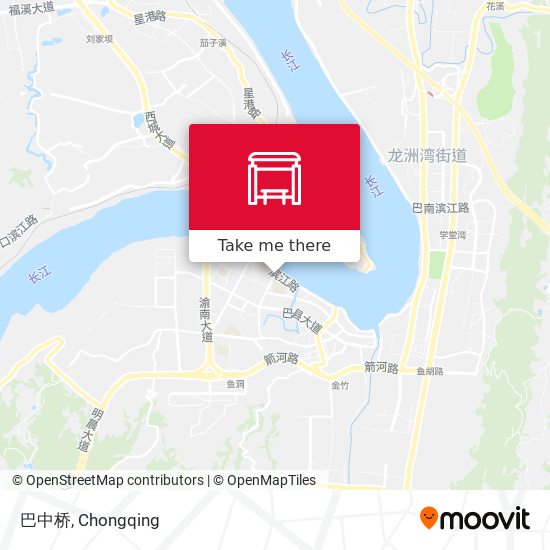 巴中桥 map