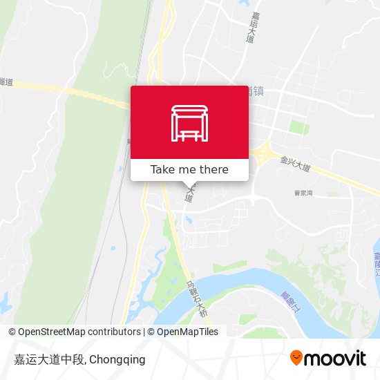 嘉运大道中段 map