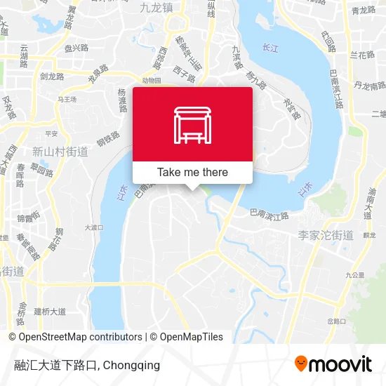 融汇大道下路口 map