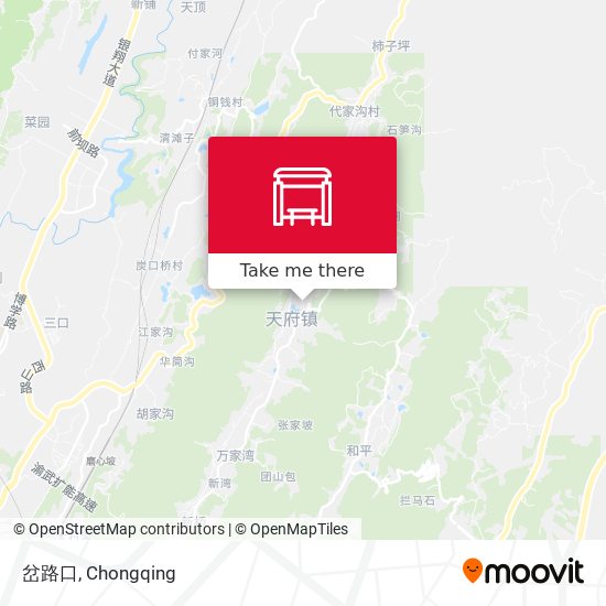 岔路口 map