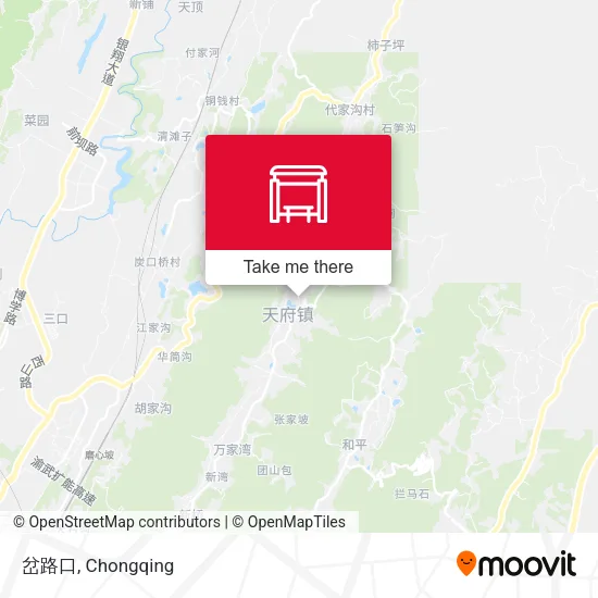 岔路口 map