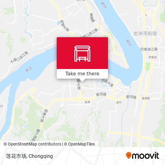 莲花市场 map