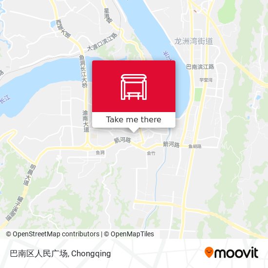 巴南区人民广场 map