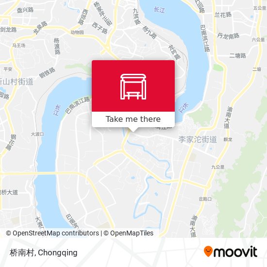 桥南村 map