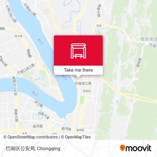 巴南区公安局 map