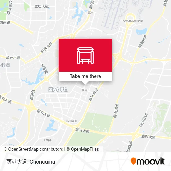 两港大道 map