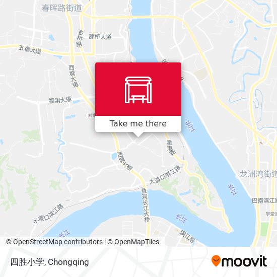 四胜小学 map