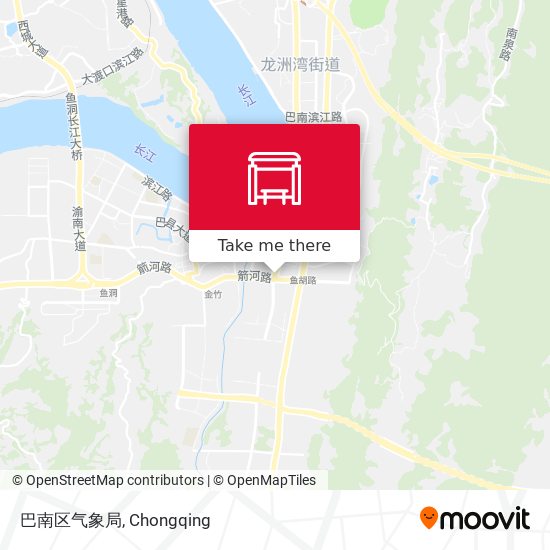 巴南区气象局 map