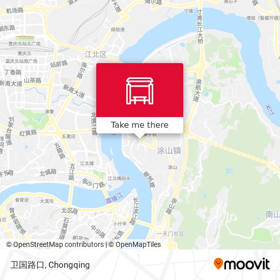 卫国路口 map