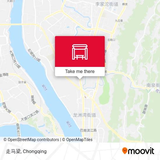走马梁 map
