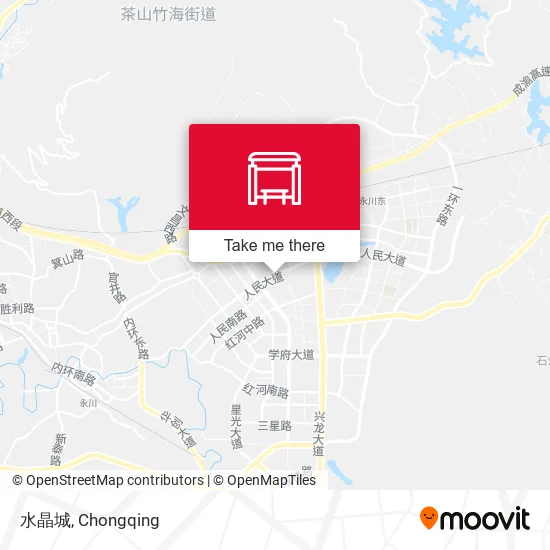水晶城 map