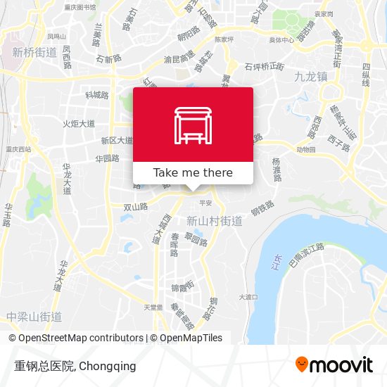 重钢总医院 map