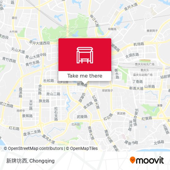 新牌坊西 map