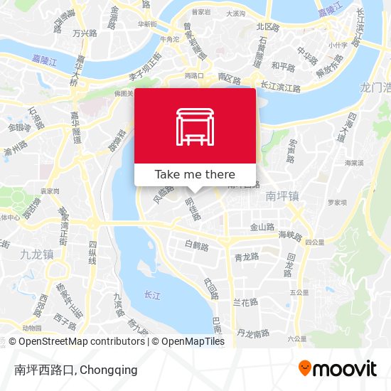 南坪西路口 map