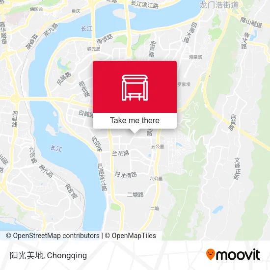 阳光美地 map
