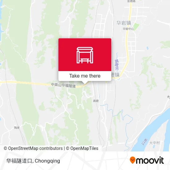 华福隧道口 map