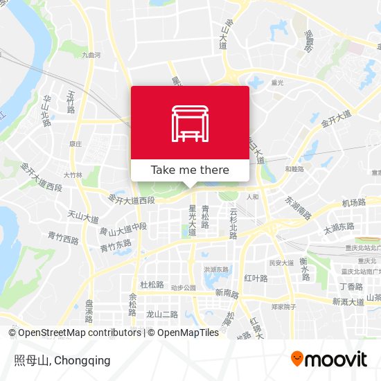 照母山 map