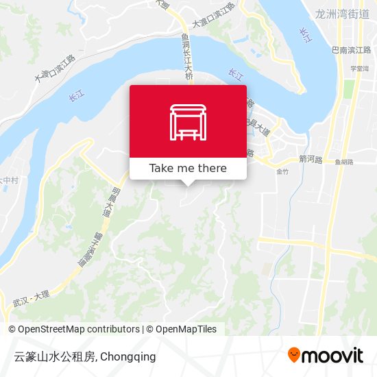 云篆山水公租房 map