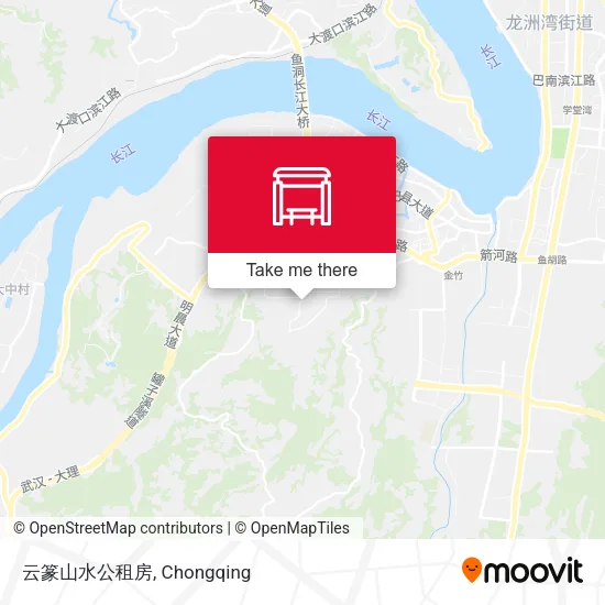 云篆山水公租房 map