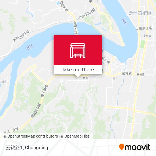 云锦路1 map