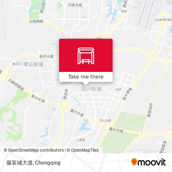 服装城大道 map