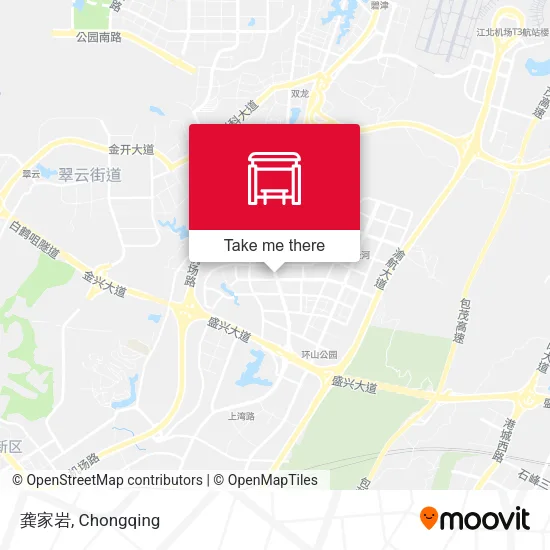 龚家岩 map