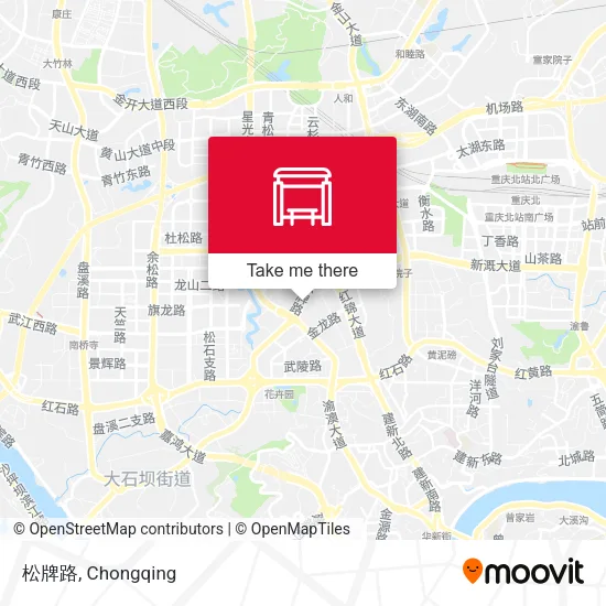 松牌路 map