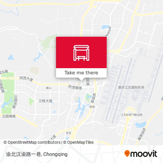 渝北汉渝路一巷 map