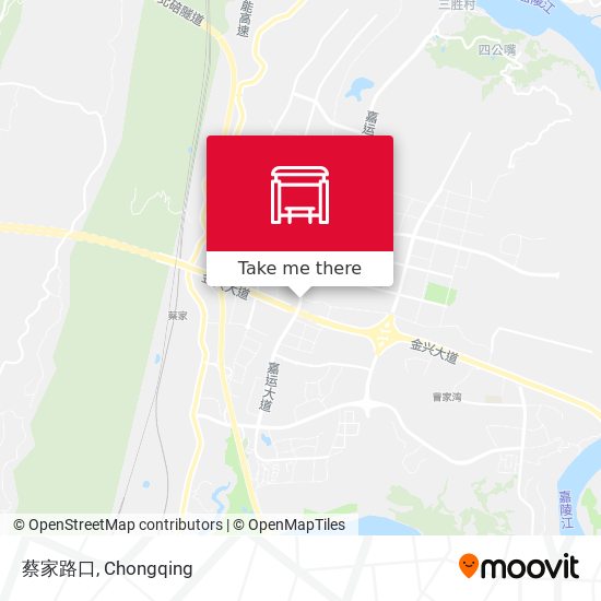 蔡家路口 map