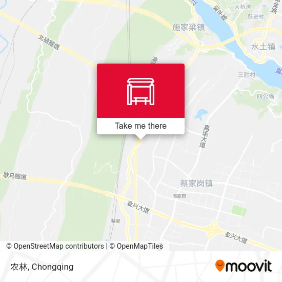 农林 map
