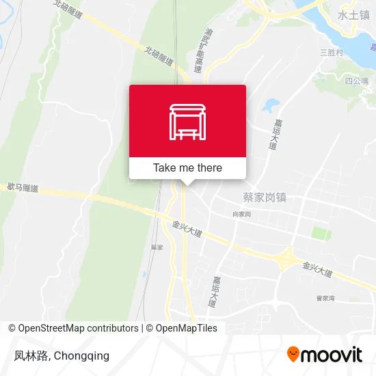 凤林路 map