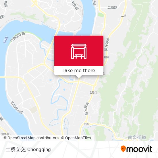 土桥立交 map