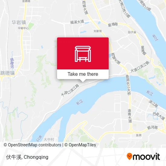 伏牛溪 map