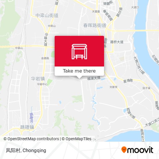 凤阳村 map