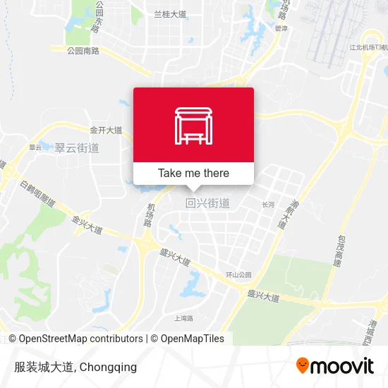 服装城大道 map
