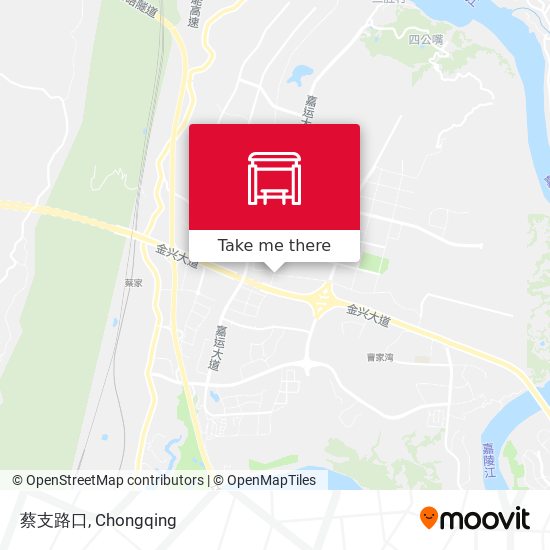 蔡支路口 map