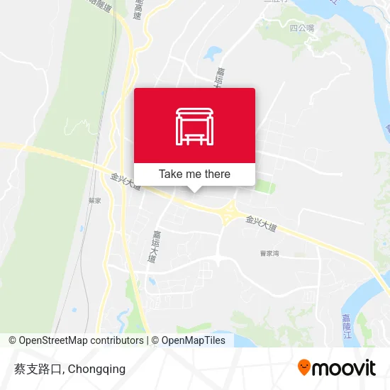 蔡支路口 map