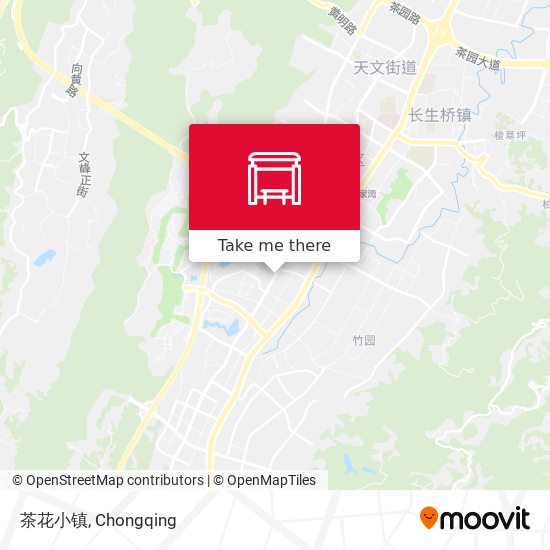 茶花小镇 map