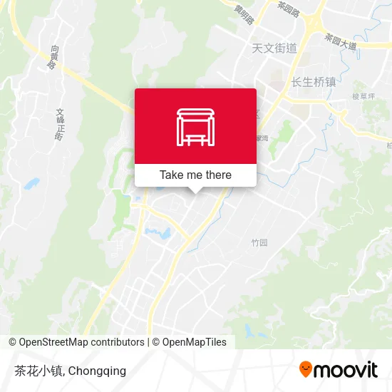 茶花小镇 map