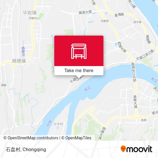石盘村 map