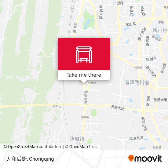 人和后街 map