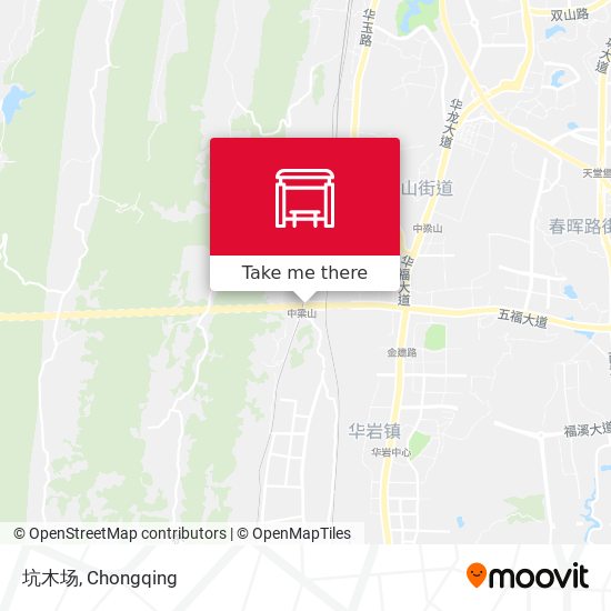 坑木场 map