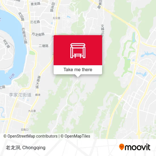 老龙洞 map