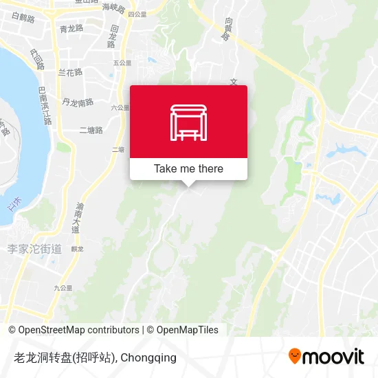 老龙洞转盘(招呼站) map