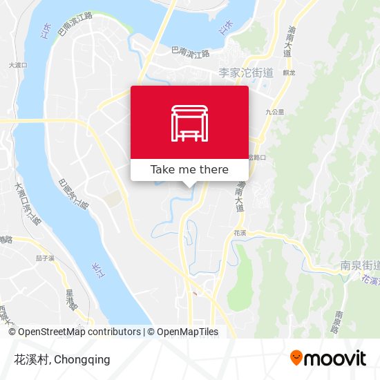 花溪村 map