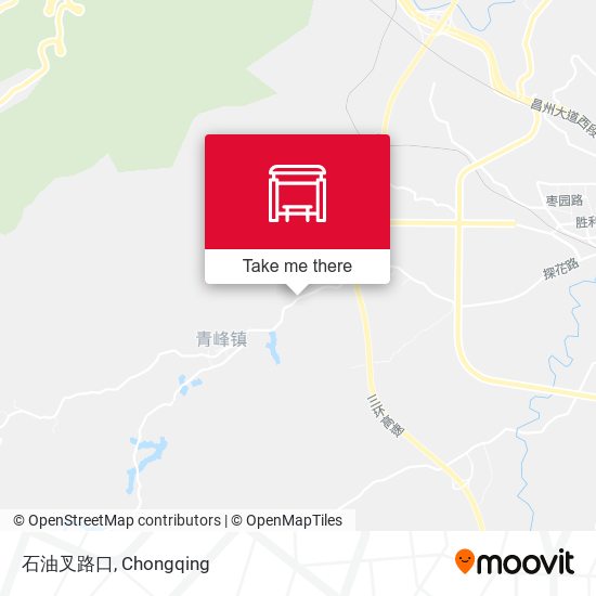 石油叉路口 map