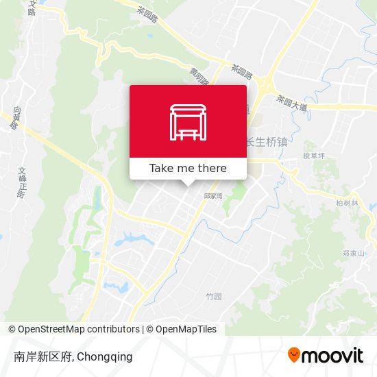 南岸新区府 map