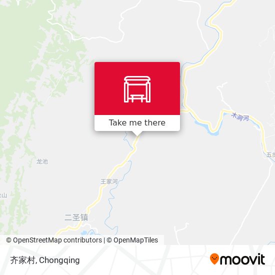 齐家村 map